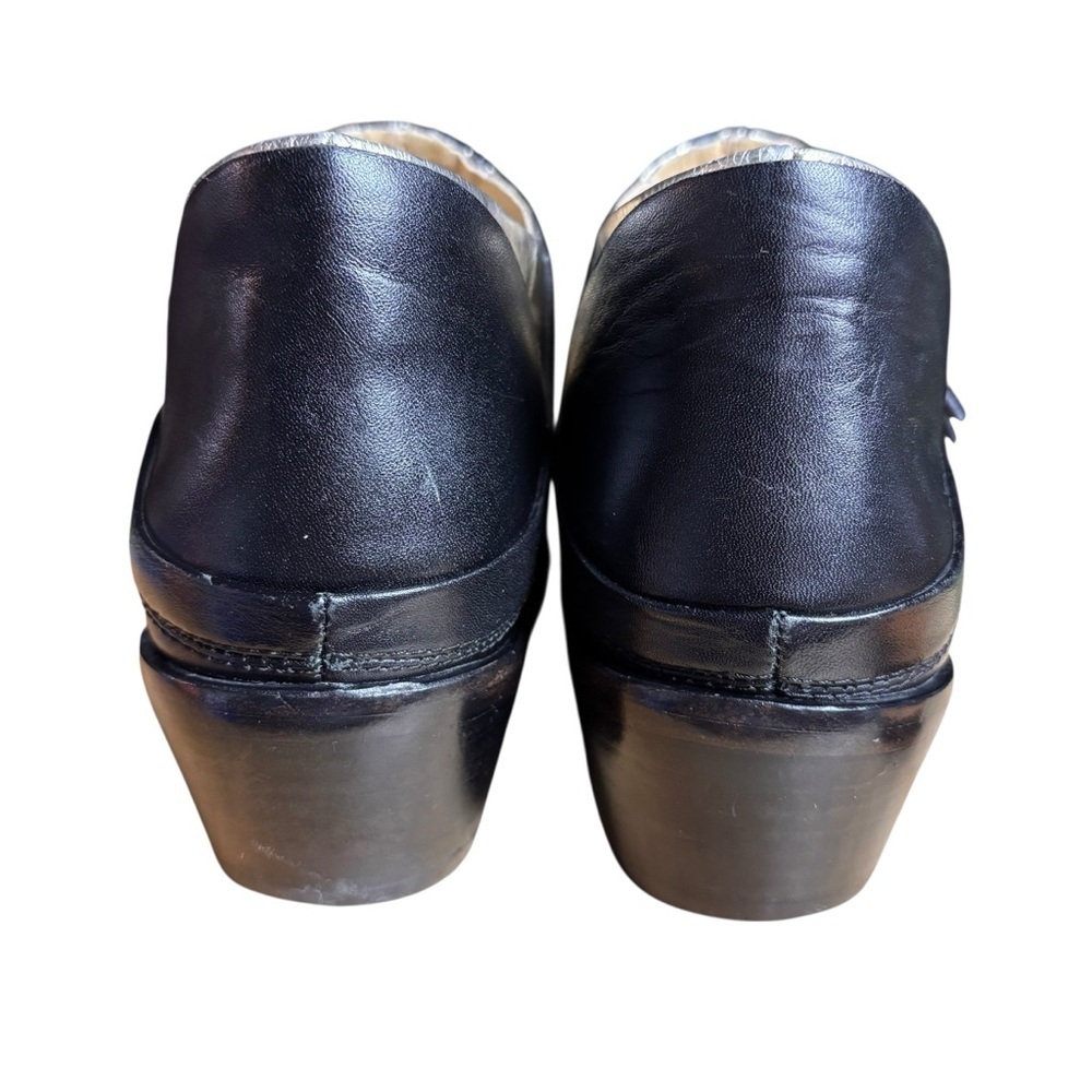 L.A.M.B. by Gwen Stefani Leah Leather Booties in Black/Silver – Women’s Sz 7.5 - Picture 5 of 9